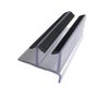Clear Sliding Shower Door Bottom Guide 3" x 1-3/8" x 1/4"