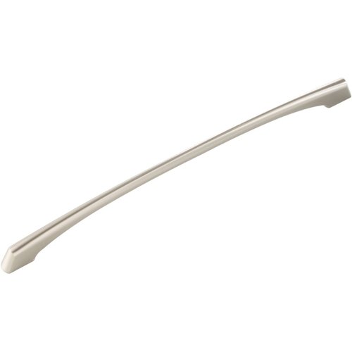 Hickory Hardware Solid Core Kitchen Cabinet Pulls, Luxury Cabinet Handles, Hardware for Doors & Dresser Drawers, 12 Inch Hole Center, Stainless Steel, Greenwich Collection