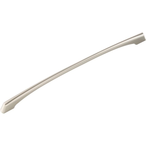 Hickory Hardware Solid Core Kitchen Cabinet Pulls, Luxury Cabinet Handles, Hardware for Doors & Dresser Drawers, 12 Inch Hole Center, Stainless Steel, Greenwich Collection