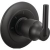 Delta Faucet Trinsic 3-Setting Shower Handle Diverter Trim Kit, Diverter Valve Trim Kit Black, 3 Way Shower Diverter, Delta Diverter Trim, Matte Black T11859-BL (Valve Not Included)