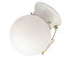 Westinghouse 66680 One-Light Flush-Mount, 1 Count (Pack of 1), White with Pull Chain