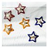 Pinksee 12 Pcs Metal Snap Hair Clips Star Hair Barrettes Hair Accessories for Women Girls