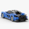 Blue Sports Car MOC Building Blocks,Speed Champions Cars Toy Building Sets,City Vehicle DIY Building Bricks for Kids and Adults-167 PCS
