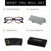 ANDWOOD Blue Light Blocking Glasses Women Bluelight Blocker Computer Cateye Clear Reading Cat Eye Eyeglasses Frame Tortoise