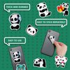 100 Pieces Panda Stickers Vinyl Panda Decals Party Supplies Waterproof Decorative Cartoon Stickers for Computer, Luggage, Guitar, Bottle, Refrigerator, Phone, Laptop Birthday Cute Animal Decorations