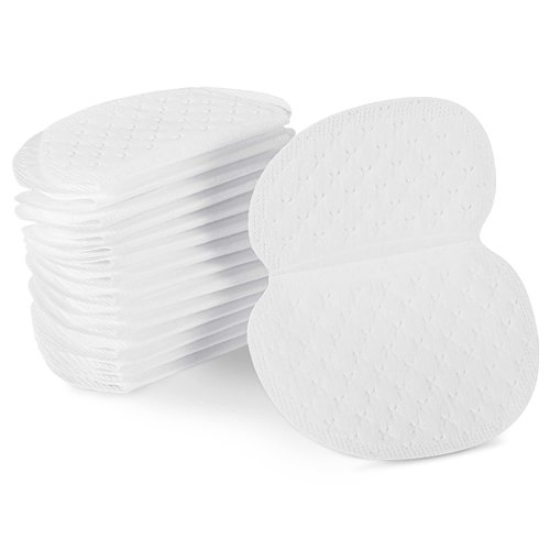 100 Pcs Underarm Sweat Pads, Armpit Sweat Pads for Women and Men, Disposable Underarm Shields Pads for Clothing Sweating Comfortable Unflavored Non Sweat Armpit Protection(5.1 * 3.54 inch, 100)