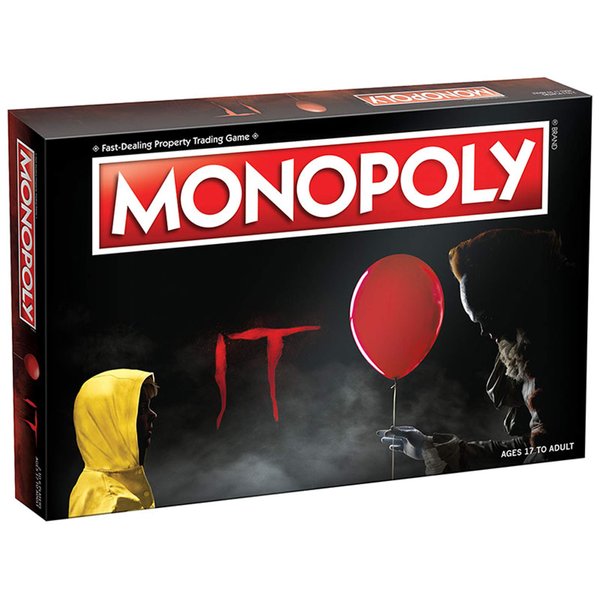 Monopoly IT Board Game | Based on The 2017 Drama/Thriller IT | Officially Licensed IT Merchandise | Themed Classic Monopoly Game