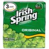(PACK OF 3 BARS) Irish Spring ORIGINAL SCENT Bar Soap for Men& Women. 12-HOUR ODOR / DEODORANT PROTECTION! For Healthy Feeling Skin. Great for Hands, Face & Body! (3 Bars, 3.75oz Each Bar)