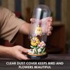 Aigidusansu Flower Bouquet and Bird Building Kit, Cute Sunflower Botanical Tree Mini Building Blocks Set Toy for Adults, Christmas Birthday Gift for Her Mom Wife Girlfriend (Bird)