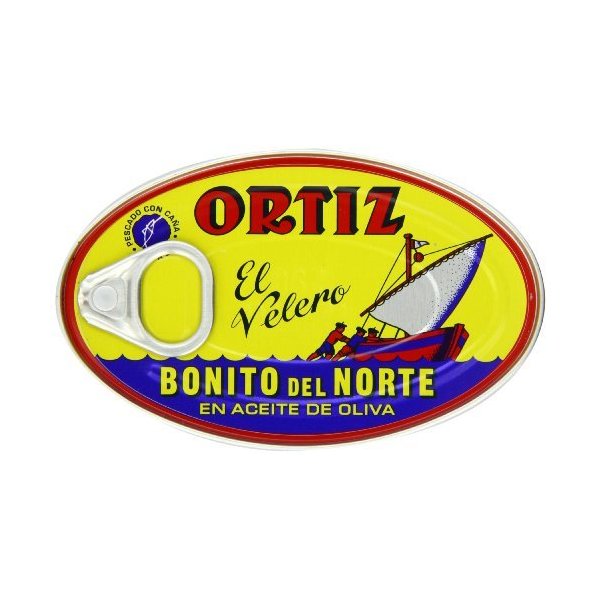 Ortiz Bonito Del Norte - White Tuna in Olive Oil, 3.95-Ounce Tins (Pack of 4) by Ortiz