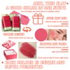 JunKuJk Blush Stick,Shimmer Silky Matte Blush,Professional Cute Face Contour Highlighter Blush Stick with Blush 03