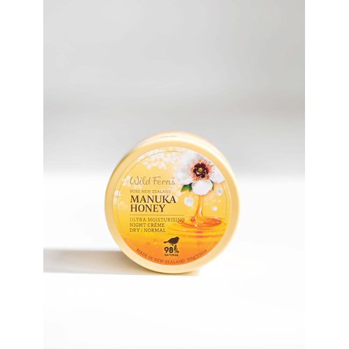 Wild Ferns Manuka Honey Ultra Enriching Night Crème - Dry to Normal, 99% Natural, 100 milliliters
