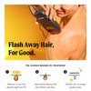 NEW Flasher 2.0 by Nood, IPL Laser Hair Removal Device for Men and Women, Pain-free and Permanent Results, Safe for Whole Body Treatment - Matte Black