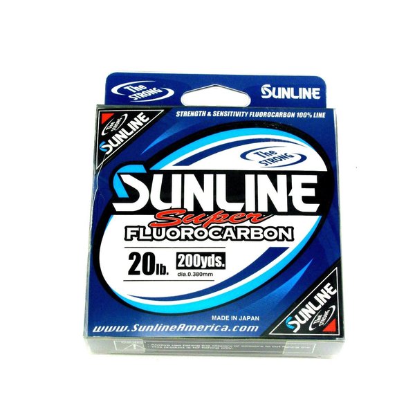 Sunline Super Fluorocarbon Fishing Line ( Clear, 20-Pounds/200-Yards)