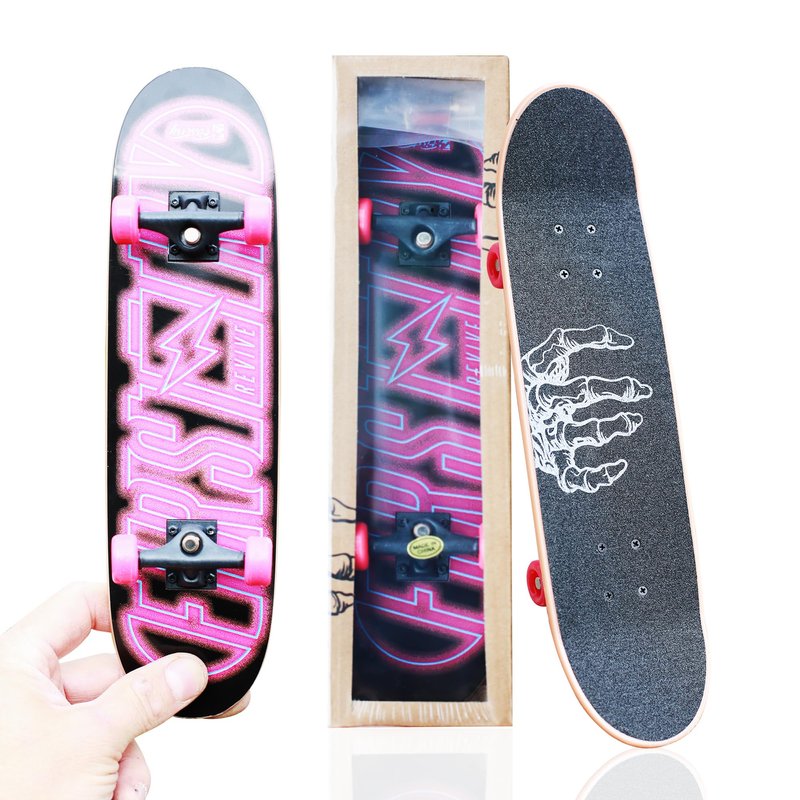 Mini Skateboards for Kids & Adults Braille Skateboarding 11” First Try ...