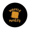 Waffles Maker Pastry Snack PopSockets Standard PopGrip