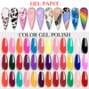 SAVILAND 36 Colors Gel Paint Nail Art Kit - French Ombre Nail Kit Solid Nail Art Gel Polish with 15pcs Painting Drawing Nail Brushes for DIY Nail Art Design & Manicure Nail Salon