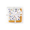 Le Cadeaux Patterned Paper Cocktail Napkins (pack of 30) in Acrylic Holder Gift Set, Capri