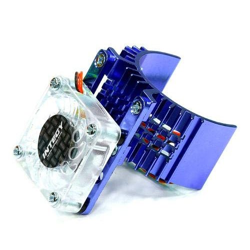 Integy RC Model T8074BLUE Motor Heatsink 540 Size w/Cooling Fan for Slash Stampede 2WD Rustler 2WD Bandit