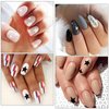 8 Sheets Star Nail Art Stickers Decals 3D Self-Adhesive Nail Art Stickers Star Designs Nail Art Decorations Stars Decals Manicure Accessories (Stars)