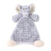 Ellery Elephant Grey Children's Plush Rattle Blankie