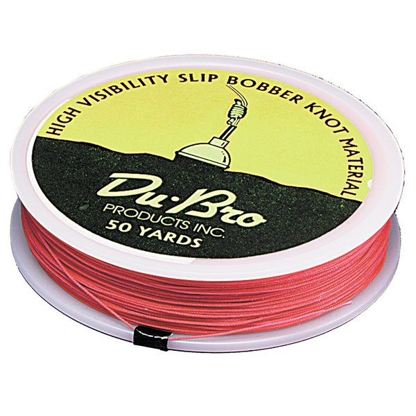DU-BRO Fishing Slip Bobber Knot Line Replacement Easy to Use Fishing Gear Tool, High Visibility Line, Pink
