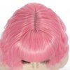 Mesisille Party Wig Bob Wigs Synthetic Hair Bob Cut Wig Cosplay Wig for Everyone Colorful Costume Wigs For Concert Halloween Costume Pink Bobo Wig (Pink) …
