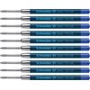 Schneider Slider 755 XB (Extra Broad) Ballpoint Pen Refill, 1.4 mm, ISO Format G2, Blue Ink, Box of 10 Refills (175503)