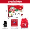 Christmas Magnetic Chess Game 2024,Tabletop Magnetic Game,New Magnetic Chess Board Game,Family Game for Kids and Adults,Party, Travel Portable Games