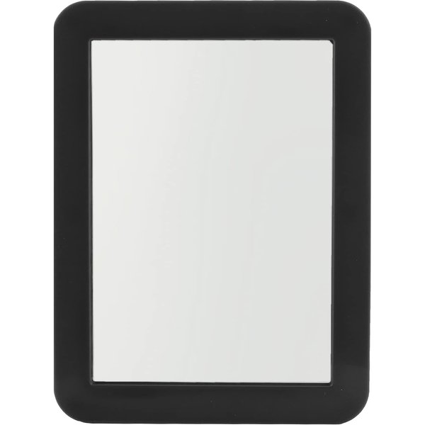 Boxgear Magnetic Locker Mirror - 5" x 7"- for School Locker, Bathroom, Household Refrigerator, Locker Accessory, Workshop Toolbox or Office Cabinet (Black)