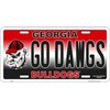 GO Dawgs Georgia Novelty License Plate