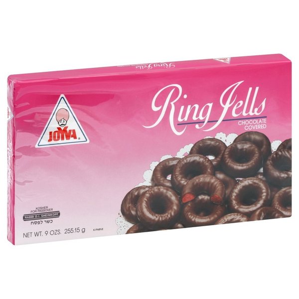 Joyva Raspberry Ring Jells, 9 oz