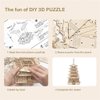 Rolife 3D Wooden Puzzles Temple Building Kit - 275PCS Japanese Five-storied Pagoda 13" Model Craft Kits for Adults/Boys/Girls