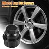 uxcell 6 Pcs Wheel Lug Nut Covers No.15646250 for Chevrolet Blazer 1992-1994 for Chevrolet C1500 C2500 Truck Lug Nut Cap Covers M24x2.0 Black Anti Scratch