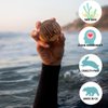 SurfDurt: Original Reef Safe Sunscreen - Eco Friendly - Water Resistant - Organic Material - Made in USA - BAMBOO CONTAINER (Tan - SPF 30) 2oz