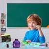 SOTOGO 50 Pieces Doll House School Supplies Mini School Accessories Dollhouse Toy Home Miniature Model DIY Doll Accessories