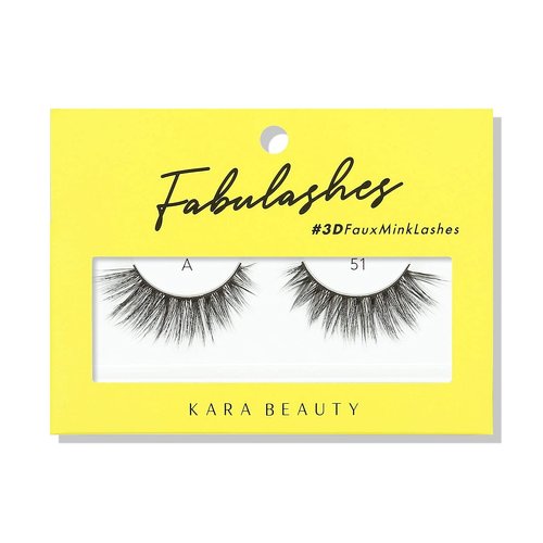 KARA BEAUTY FABULASHES 3D Faux Mink False Eyelashes - Style A51