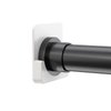 ZOMAO Adhesive Shower Curtain Rod Tension Holder,Shower Curtain Rod Holder,Shower Rod Mount Retainer | No Drilling | Stick On | 2 Pack(Shower Curtain Rod Not Included)