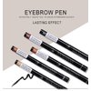 AKARY Tattoo Eyebrow Pen, Four-Fork Lasting Liquid Eyebrow Pencil with a Micro-Fork Tip Applicator Precisely, 3D Natural Wild Eyebrow Maker Pen for Beginners, 12-Hour Waterproof & Sweat-Proof (#03 Light Brown)