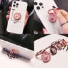 6 Pieces Japanese Pop Lucky Money Cat Phone Finger Ring Stand Gold Cell Phone Grips Swivel Adjustable Desktop Mobile Phone Stand Cute Travel Portable Phone Self-Adhesive Stand Ring Holder