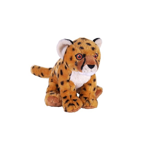 Wild Republic Cuddlekins Eco Cheetah Cub, Stuffed Animal, 12 Inches, Plush Toy, Fill is Spun Recycled Water Bottles, Eco Friendly