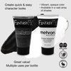 Mehron Makeup Fantasy F/X Water Based Face & Body Paint Black and White Face Paint Bundle