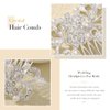 Latious Silver Pearl Hair Comb Bride Wedding Hair Cilps Sparkly Crystal Hair Piece Rhinestones Hair Accessories for Women and Girls