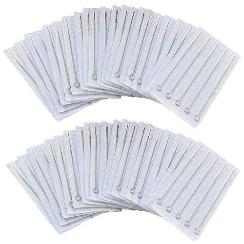 Tattoo Needles Set - Autdor 200PCS Mixed Tattoo Needles 3RL,5RL,7RL,9RL,3RS,5RS,7RS,9RS,5M1,7M1 Disposable Sterile Tattoo Gun Needles Assorted Liners,Shaders and Magnum (Mixed-RL/RS/M1-200pcs)