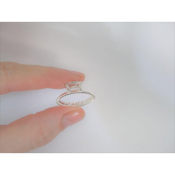 Generic Tiny small silver tone oval metal hair claw clip
