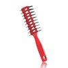VESS Styling Ceramic Hair Brush 9-row Round Type, for Bow and Styling Made in Japan (No.80 Red)
