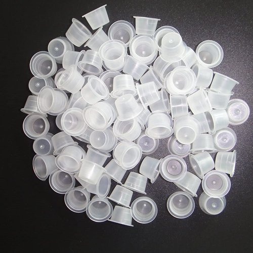 Pigment Cups for Microblading,New Star Tattoo 300pcs/bag 13mm Medium Tattoo Ink Rings Disposable for Microblading Pigment Cups