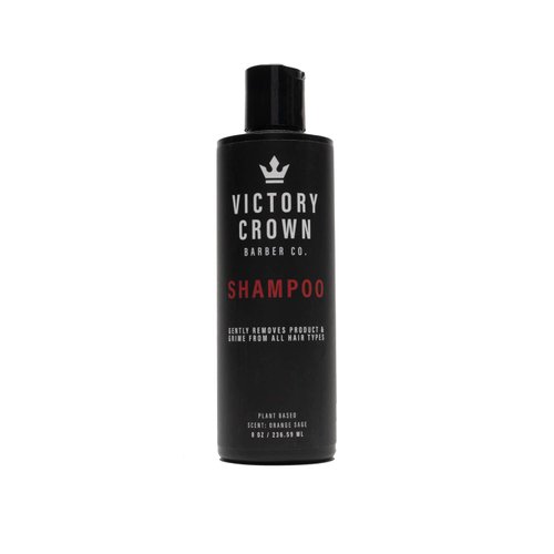 Victory Crown Deep Cleansing Shampoo - 8oz - All Natural - For All Hair Types - Barber Owned and Made in the USA
