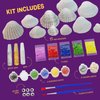 Kids Sea Shell Painting Kit - Arts & Crafts Gifts for Boys and Girls - Easter Craft Activities Kits - Creative Art Activity Gift Toys for Age 4, 5, 6, 7, 8, 9, 10, 11 & 12 Year Old 4-6, 4-8, 8-12