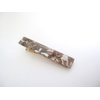 Generic 2 1/2 inch tan white gray multi-color marbled alligator hair clip barrette